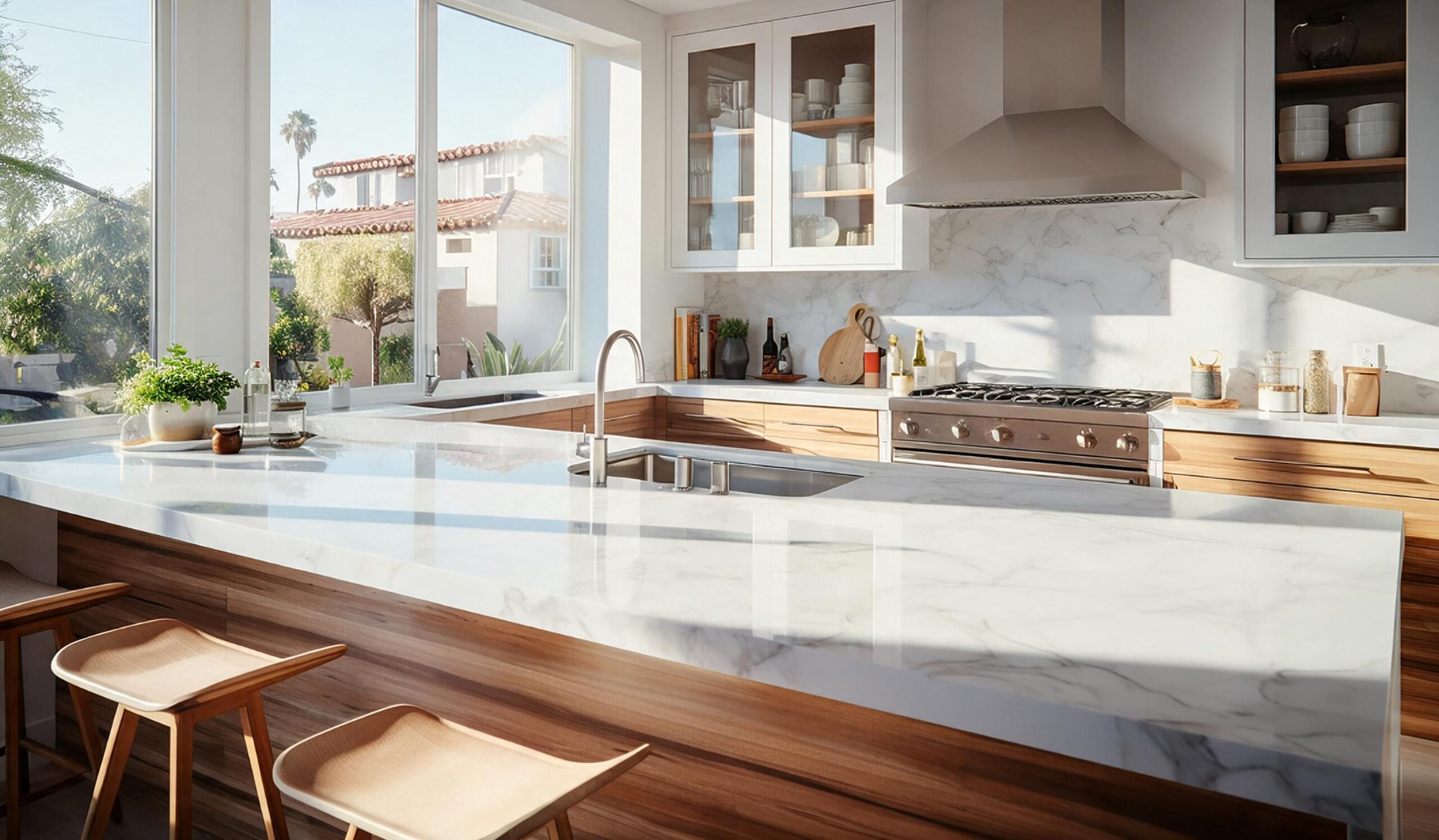 Polished Kitchen Top